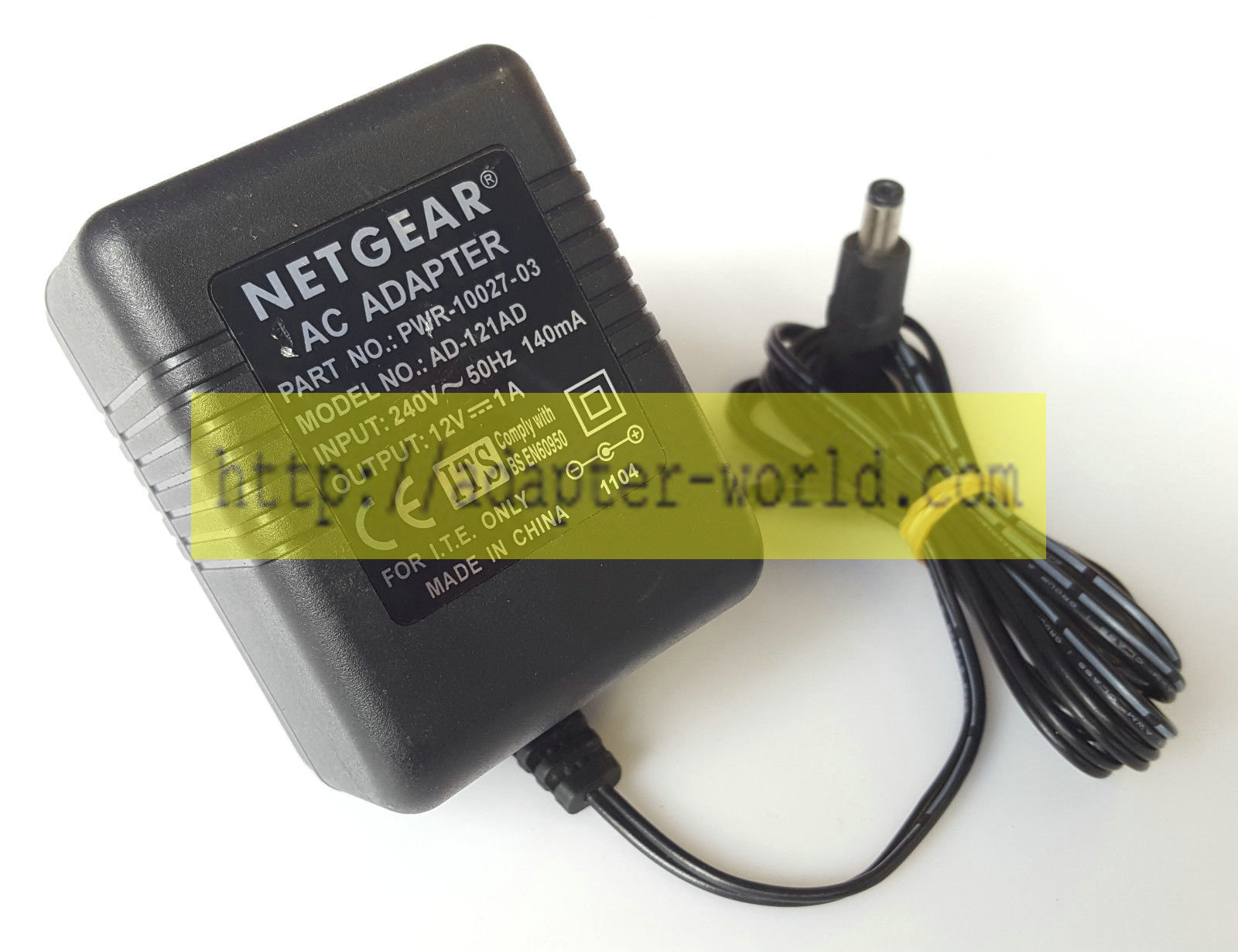 *Brand NEW* NETGEAR 12V 1A AC/DC ADAPTER AD-121AD PWR-10027-03 POWER SUPPLY